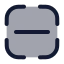 Scanline icon with duotone rounded style
