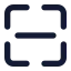 Scanline icon with solid standard style