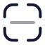 Scanline icon with twotone rounded style