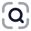 Scansearch icon with bulk rounded style