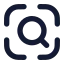 Scansearch icon with solid rounded style