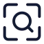 Scansearch icon with stroke standard style