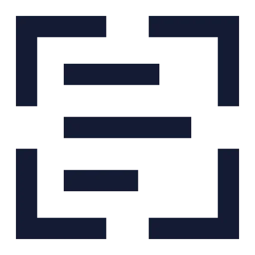 Scan Text Icon in Solid Sharp style