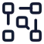 Scheme icon with stroke rounded style