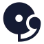 Schoolbell icon with solid sharp style