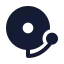 Schoolbell icon with solid standard style