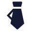 Schooltie icon with solid sharp style