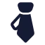 Schooltie icon with solid standard style