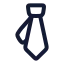 Schooltie icon with stroke rounded style