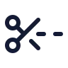 Scissors Line Dashed icon preview