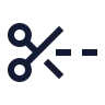Scissors Line Dashed icon preview