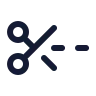 Scissors Line Dashed icon preview