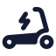 Scooterelectric icon with solid standard style