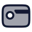 Scratchcard icon with duotone rounded style