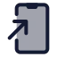 Screenaddtohome icon with duotone standard style