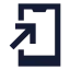 Screenaddtohome icon with solid sharp style
