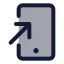 Screenaddtohome icon with duotone standard style