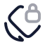 Screenlockrotation icon with twotone rounded style