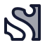 Scribd icon with duotone standard style