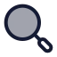 Search icon with duotone standard style