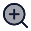 Searchadd icon with duotone standard style