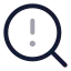 Searchalert icon with twotone rounded style