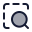 Searcharea icon with duotone standard style