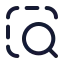 Searcharea icon with stroke rounded style
