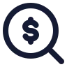 Search Dollar icon preview
