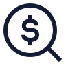 Search Dollar icon preview