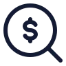 Search Dollar icon preview