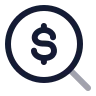 Search Dollar icon preview