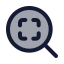 Searchfocus icon with duotone standard style