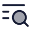Searchlist icon with duotone rounded style