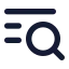 Searchlist icon with solid standard style