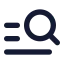 Searchlist icon with solid standard style