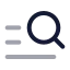 Searchlist icon with twotone rounded style