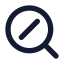 Searchslash icon with solid standard style