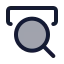 Searching icon with duotone standard style