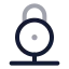 Securednetwork icon with twotone rounded style