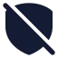 Securityblock icon with solid standard style