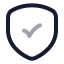 Securitycheck icon with twotone rounded style