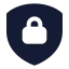 Securitylock icon with solid standard style