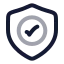 Securityvalidation icon with twotone rounded style