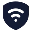 Securitywifi icon with solid standard style