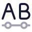 Segment icon with twotone rounded style