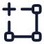 Select icon with stroke rounded style
