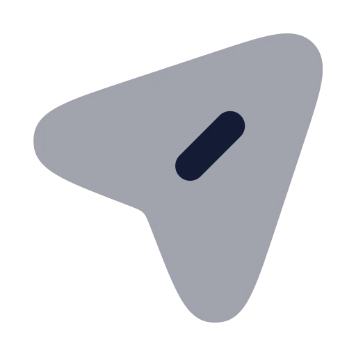 Send Icon in Bulk Rounded style
