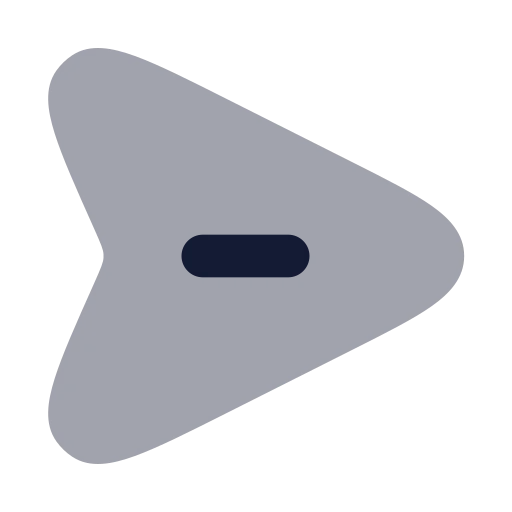 Send Horizontal Icon in Bulk Rounded style