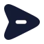 Sendhorizontal icon with solid rounded style